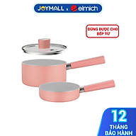 Bộ nồi chảo chống dính 16cm Elmich baby EL-1169AP, Hàng chính hãng, Dùng được nhiều loại bếp - JoyMall