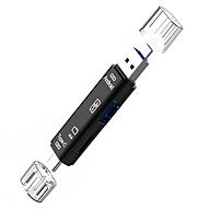 Đầu cắm OTG xịn giúp điện thoại Android đọc thẻ nhớ TF, USB, Type C  - Hàng chính hãng / Hàng nhập khẩu