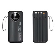 Pin dự phòng sạc nhanh 22.5W dung lượng lớn 30000mAh nhỏ gọn tiện lợi HubbFast ECO 30, Hàng chính hãng