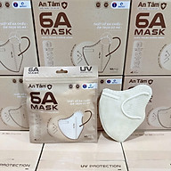 Thùng/Combo Khẩu Trang Y Tế Kháng Khuẩn Chống Nắng 6A  An Tâm -10 Túi/100 Cái