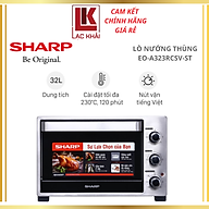 Lò nướng Sharp EO-A323RCSV-ST 32 lít , công suất 1500W - Nướng xiên quay - Hàng chính hãng