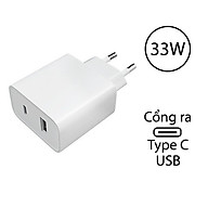 Cốc sạc Xiaomi Mi 33W Wall Charger Type-C + Type-A BHR4996GL MDY-11-EX - Hàng chính hãng