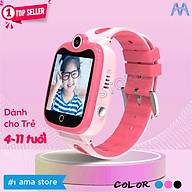 Đồng hồ Thông minh SOS Gọi điện thoại Định vị GPS Chống nước IP67 AMA Watch D06S cho Trẻ con 4 tuổi 5 tuổi 6 tuổi 7 tuổi 8 tuổi 9 tuổi 10 tuổi 11 tuổi Hàng nhập khẩu