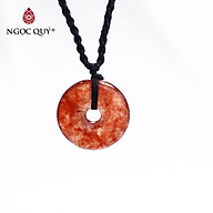 Mặt dây chuyền đồng điếu cẩm thạch huyết mệnh hỏa, thổ - Ngọc Qúy Gemstones
