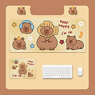 Miếng Lót Chuột Capypara Chuột Lang Nước Kurumi Hoạt Hình Cute Nhiều Size Mouse Pad HotTrend_ Hàng Chính Hãng