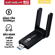[ Xuất Khẩu Mỹ ] - Bộ Chuyển Đổi WiFi USB 1200Mbps (2.4G - 5G) 1900Mbps (2.4G - 5.8G) Bộ Thu Mạng - The Deosd TD-WUF- Hàng Chính Hãng thumbnail