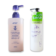 Combo nước dưỡng da chiết xuất hạt ý dĩ + sữa tắm dưỡng ẩm S Select Nhật Bản thumbnail