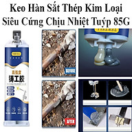 Keo Hàn Nối Sắt Thép Kim Loại Tertell Tuýp 85G Siêu Cứng Chịu Nhiệt Chống Bong