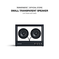 Loa Trong Suốt - Small Transparent Speaker - Nhỏ - Màu Đen - Hàng Chính Hãng