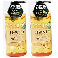 Combo 2 chai sữa tắm trắng da tinh chất mật ong thảo dược Nhật Bản HONEY BODY SOAP OIL IN TYPE ( 500ML) thumbnail