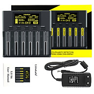 LiitoKala lii-S6 Battery charger 18650 Charger 6-Slot Auto-Polarity Detect For 18650 26650 21700 14500,10440 AA AAA thumbnail