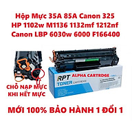 Hộp Mực 35A/85A dành cho HP P1102 P1102w M1136 M1130 M1132mf M1212nf M1139 Mực in Canon 6000 6030w 6030 3050 6018 312-325 MF 3010 -hàng chính hãng Alpha Cartridge