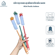 Cọ Ly, Cọ Cốc, Cọ Chai Lọ Bình Vòi Dài 38cm, Cán Sợi Cước Cứng Ngắn, Kiểu Dáng Thon Gọn - HÀNG CHÍNH HÃNG MINIIN