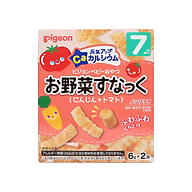 Bánh ăn dặm Pigeon Cà chua, cà rốt cho bé từ 7 tháng tuổi