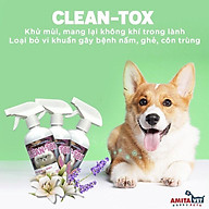 Xịt mùi hôi chó mèo Clean Tox giúp môi trường sạch sẽ thơm mát chai 500ml thumbnail