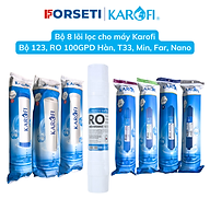 Combo 8 lõi lọc nước Karofi hàng chính hãng dùng cho máy lọc nước Karofi ERO80