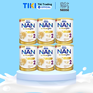 Thùng 6 lon sữa bột Nestlé NAN SUPREMEPRO 2 800g nhập khẩu Đức với 5HMO & đạm Gentle Optipro
