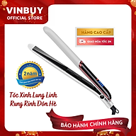 Máy UỐN, ÉP, LÀ Tóc Đa Năng 3 Trong 1 Cao Cấp Sang Trọng Kiểu Hàn Quốc - Kết Hợp Duỗi, Uốn, Tạo Kiểu Tóc Thông Minh – Dùng Cho Salon Tóc & Tại Nhà – Chính Hãng VinBuy (Tùy Chọn 2 Màu Trắng Đen)