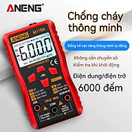 Đèn Ốp Trần Đồng Hồ Đo Điện Vạn Năng Tự Động Thông Minh Aneng - Cao Cấp, Đo Không Cần Chỉnh Thang