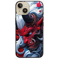 Ốp lưng cho IPhone 15 - 15 Plus - 15 Pro - 15 Pro Max - 16 - 16 Plus - 16 Pro - 16 Pro Max - Quỷ Đỏ Sừng Đen - Hàng Chính Hãng