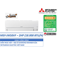 ĐIỀU HÒA KHÔNG KHÍ (MÁY LẠNH) MITSUBISHI ELECTRIC MSY-JW50VF - 2 HP(NGỰA) (18,000 BTU/H) - INVERTER - HÀNG CHÍNH HÃNG