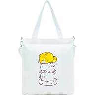 Túi Vải Đeo Chéo Tote Bag Họa Tiết 3 Mèo XinhStore thumbnail