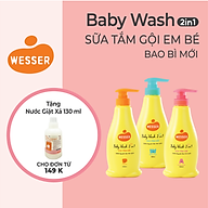 Sữa tắm gội Wesser 2 in 1 500ml