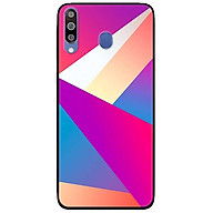 Ốp lưng dành cho Samsung M30 mẫu Hình Khối Vàng Xanh