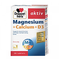 Viên Bổ Sung DoppelHerz Magnesium + Calcium + D3 Tốt Cho Cơ Bắp, Xương Khớp thumbnail