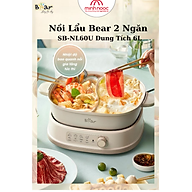Nồi Lẩu Bear 2 Ngăn SB-NL60U Dung Tích 6L. Bảo hành 18 tháng