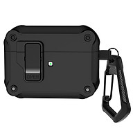Case vỏ ốp tai nghe dành cho Airpods 1 2 3 4 Airpods Pro Airpod Pro 2 có khoá chống rơi 2 lớp cao cấp - Hàng chính hãng