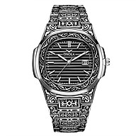ONOLA ON3808 Men Quartz Watch Stainless Steel Band Fashion Multifunction Wristwatch 3ATM Calendar Date Display Watches thumbnail