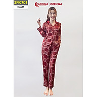 Đồ Bộ Nữ CARDINA Pijama Chất Lụa Satin Nhật Cao Cấp Quần Dài Áo Tay Lỡ Họa thumbnail