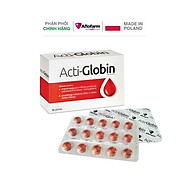 ACTI-GLOBIN Viên uống bổ máu hỗ trợ tạo hồng cầu, cung cấp sắt,các vitamin thiết yếu dùng được cho trẻ em, phụ nữ có thai và đang cho con bú thumbnail