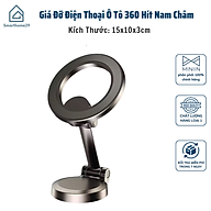 Giá Đỡ Điện Thoại Ô Tô 360 Hít Nam Châm, Hỗ Trợ Tất Cả Điện Thoại Di Động - HÀNG CHÍNH HÃNG MINIIN