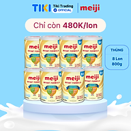 Thùng 8 Lon sữa Meiji Infant Formula 800g (Cho trẻ từ 0-1 tuổi)
