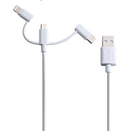 Dây Cáp Sạc 3 Trong 1 MicroUSB/USB Type-C/Li - MiLi 1m - HI-L31 - Hàng Chính Hãng