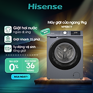 |SP MỚI| Máy giặt Hisense Inverter 9kg WF90N1Y Giặt Hơi Nước Diệt Khuẩn, Lắp Đặt Toàn Quốc - HÀNG CHÍNH HÃNG