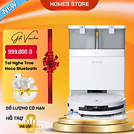 Robot Hút Bụi Lau Nhà Ecovacs T50 Pro Omni 15.000 Pa Tự Pha Nước, Giặt Nước Nóng, Vệ Sinh Khoang Giặt - Hàng Chính Hãng
