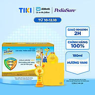 Thùng 48 hộp sữa nước Abbott Grow Gold Hương Vani 180ml tặng combo bao gồm: 01 Quạt cầm tay & 01 Khăn choàng mùa hè Grow