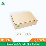 M0 - 12x10x8 cm - 25 Thùng hộp carton trơn đóng hàng thumbnail
