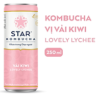 Nước uống lên men Star Kombucha Vải Kiwi 250ml - 51175 thumbnail