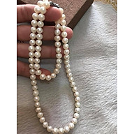 SỢI DÂY CHUỖI NGỌC TRAI DÀI 25CM MÀU TRẮNG XINH GỒM 78 HẠT SIZE HẠT NGỌC TRAI HƠN 7MM