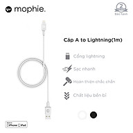Dây Cáp Sạc Mophie Chuẩn MFi Cho iPhone 1m - Hàng Chính Hãng