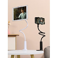 Giá đỡ kẹp máy tính bảng điện thoại đầu giường cạnh bàn uốn mọi kiểu dài 138cm xoay 360 độ xem phim, livestream, quay video K20 - Hàng chính hãng