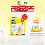 Tã quần UniDry Siêu khô thoáng gói Jumbo mới size XL