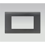 Dòng mặt công tắc xám nhựa PC hoặc nhôm vân xước thương hiệu DoBo