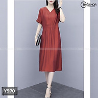 Đầm nữ cao cấp thiết kế sang trọng trẻ trung quý phái THIỀU HOA Y970 thumbnail