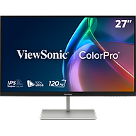 Màn Hình Đồ Hoạ Viewsonic VP2766-2K Màu Xám 27 inch, 120Hz, 2K, QHD, Chứng nhận Pantone Validated, USB-C 90W - Hàng Chính Hãng