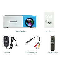 LEJIADA HOT YG300 Pro LED Mini Projector 1080P Full HD Supported HDMI USB AV TF PS4 Portable Home Media Player thumbnail